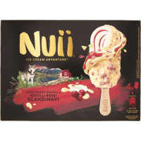 NUII CIOCCOLATO BIANCO E MIRTILLI ROSSI SCANDINAVI X4