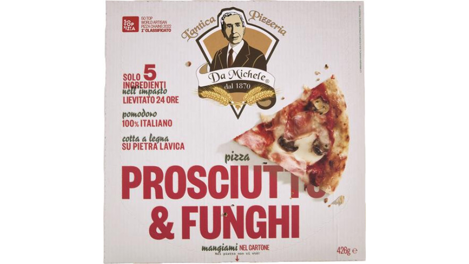 PIZZA PROSCIUTTO E FUNGHI