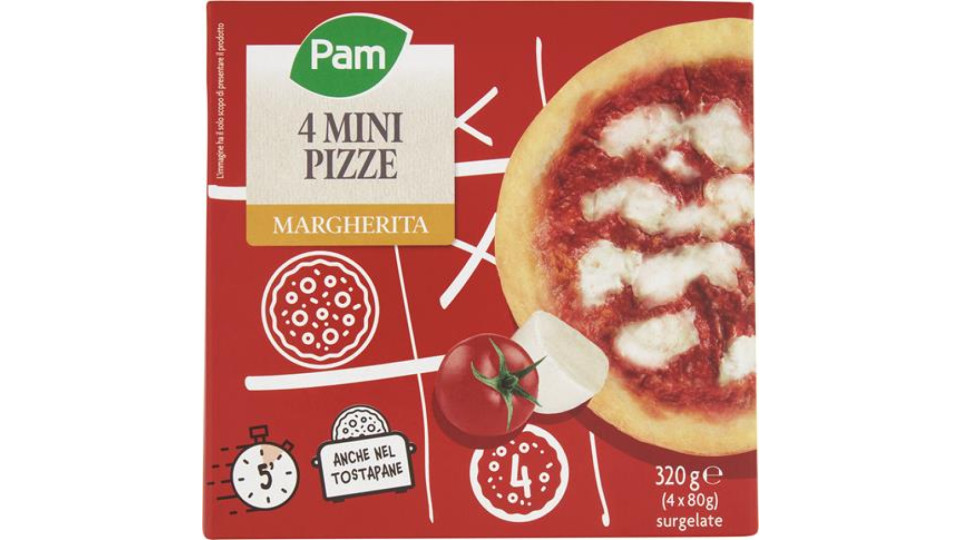 4 MINIPIZZE MARGHERITA