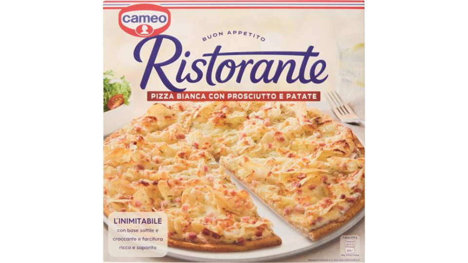 PIZZA RISTORNATE BIANCA PROSCIUTTO E PATATE