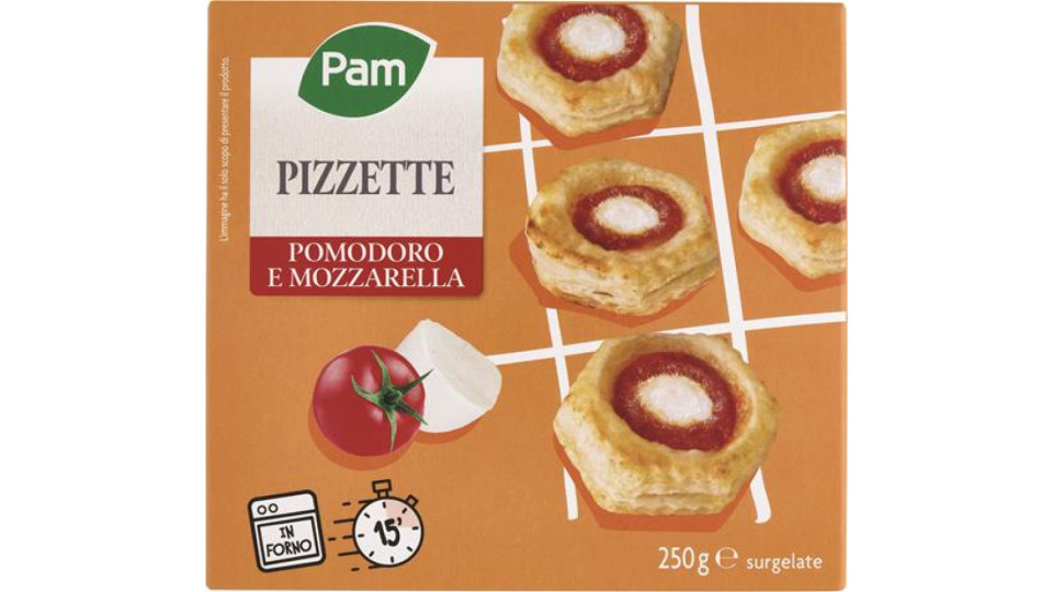 PAM PIZZETTE POMODORO E MOZZARELLA