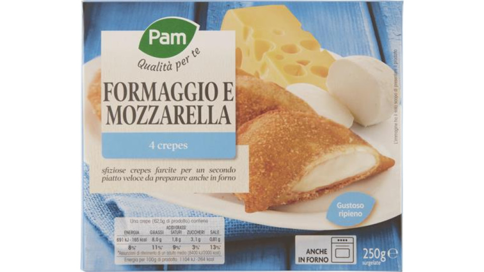 CREPES FORMAGGIO E MOZZARELLA