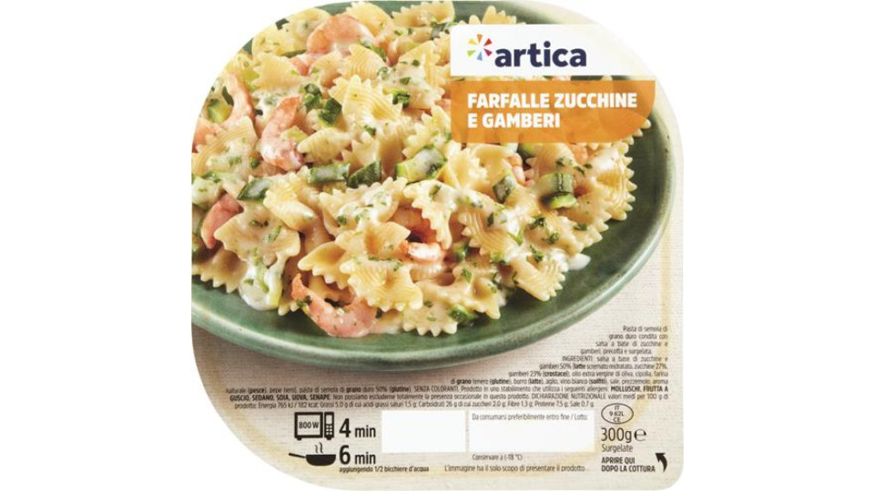 FARFALLE ZUCCHINE E GAMBERI