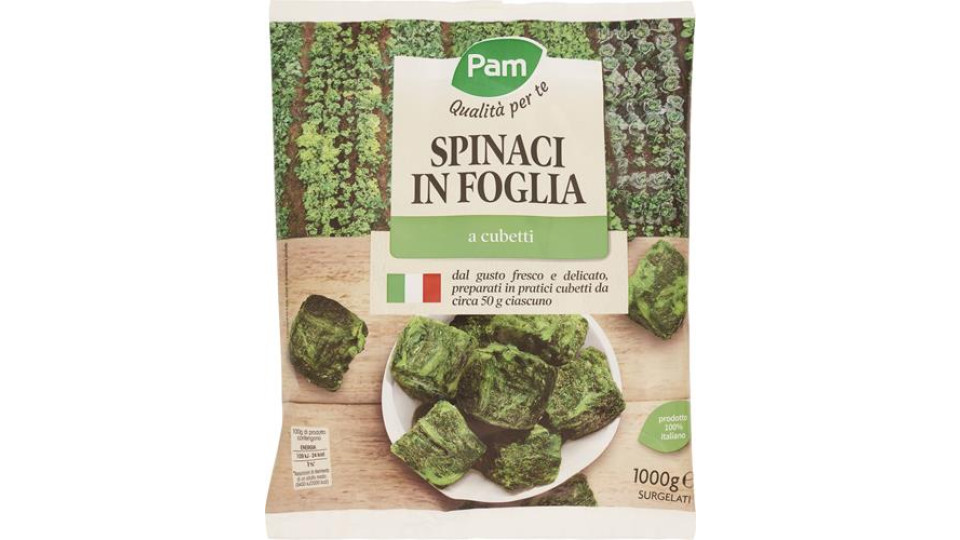 SPINACI A CUBETTI