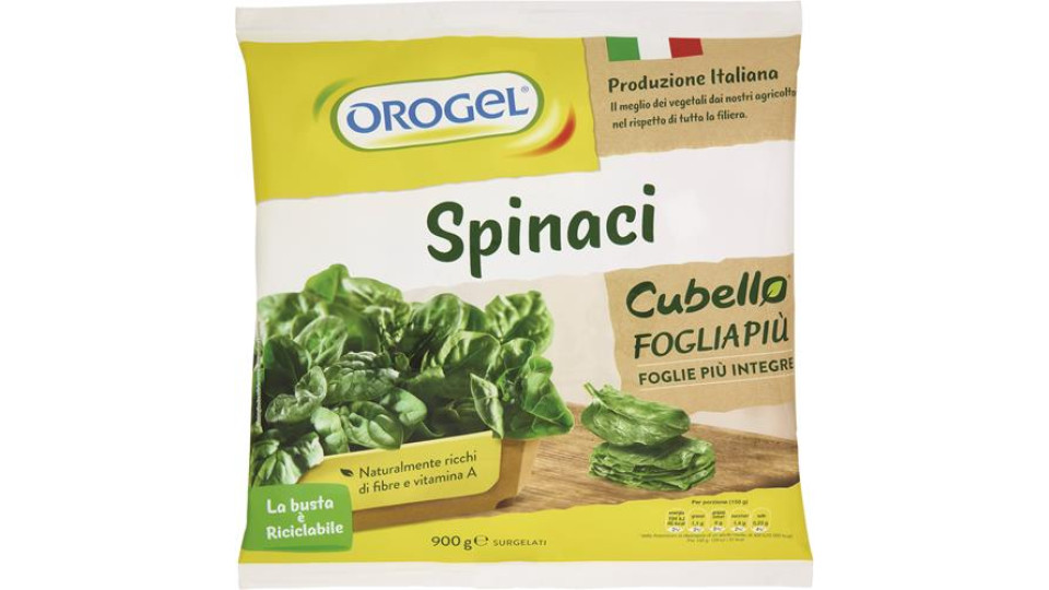 SPINACI CUBELLO FOGLIA PIU'