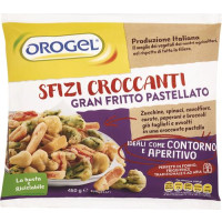 GRAN FRITTO PASTELLATO OROGEL GR. 450--SOLO VERDURE PASTELLATE---