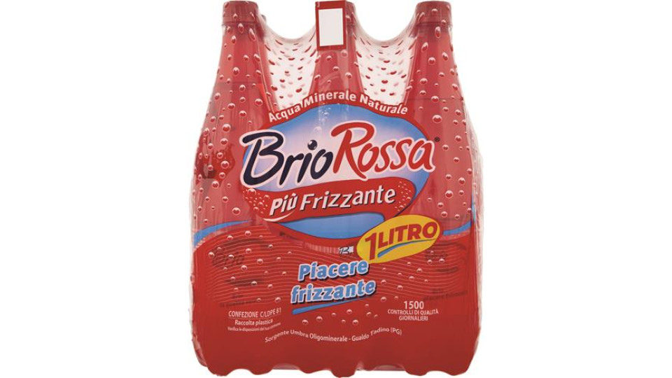 ACQUA BRIO ROSSA ROCHETTA BT - 1 LT x 6