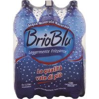 ACQUA GASSATA BRIOBLU - 150 CL x 6
