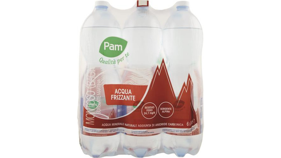 ACQUA MINERALE FRIZZANTE - 150 CL x 6