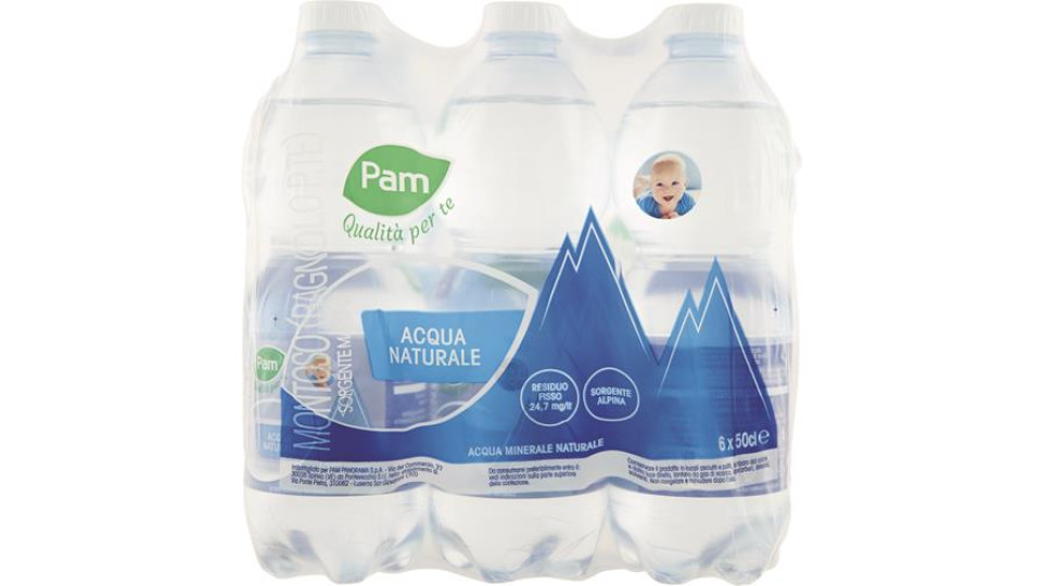 ACQUA NATURALE BOTTIGLIA 50CLX6