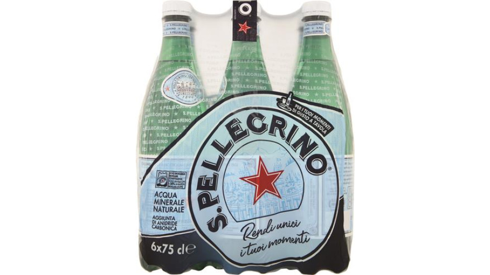 ACQUA GAS - 75 CL x 6