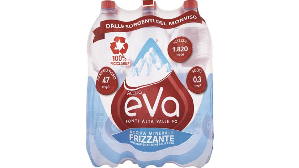 ACQUA EVA FRIZZANTE BT CL.150 - 150 CL x 6