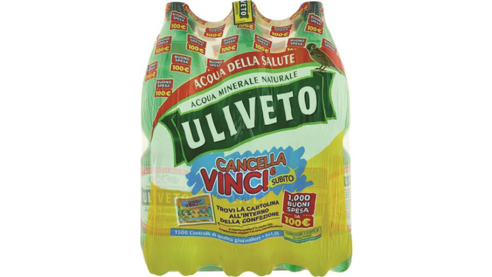 ACQUA MINERALE EFFERVESCENTE - 150 CL x 6