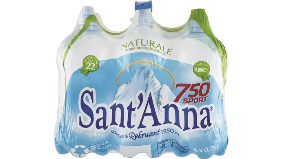 ACQUA NATURALE SPORT - 75 CL x 6