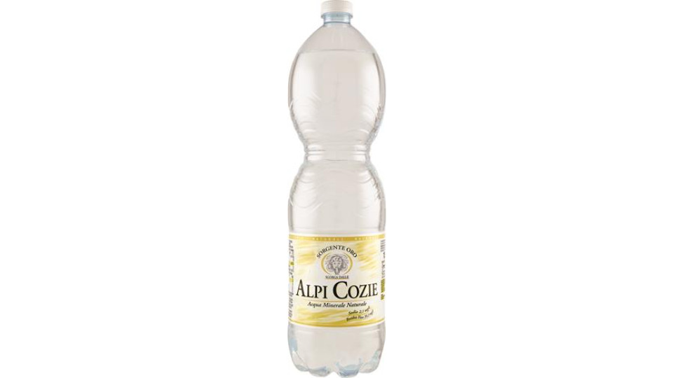 ACQUA MINERALE NATURALE ALPI COZIE LT 1,5 - 150 CL x 6