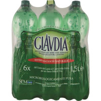 ACQUA EFFERVESCENTE NATURALE CLAVDIA - 150 CL x 6
