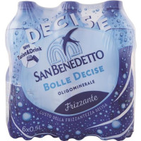 ACQUA MINERALE GASSATA BOTTIGLIA 50CLX6