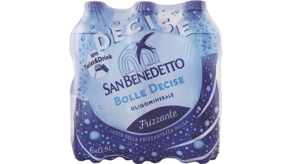 ACQUA MINERALE GASSATA BOTTIGLIA 50CLX6