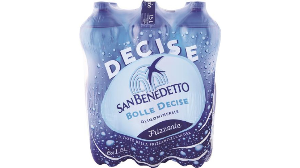 ACQUA MINERALE SAN BENEDETTO GASSATA - 150 CL x 6