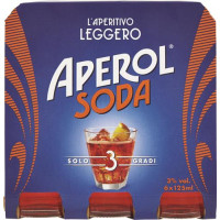 APEROL SODA BOTTIGLIE 125CL X6