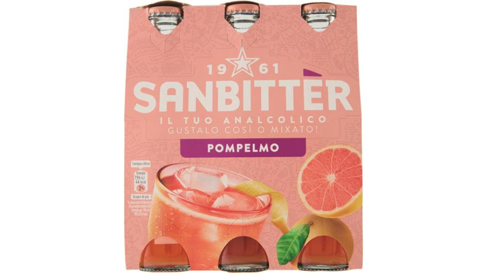 APERITIVO SANBITTER POMPELMO, 3X20CL