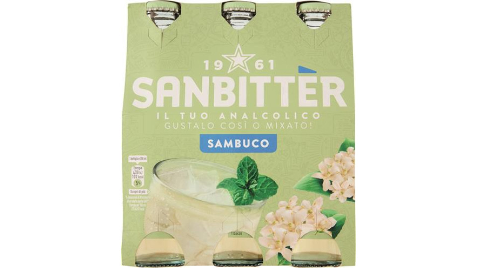 APERITIVO SANBITTER SAMBUCO, 3X20CL