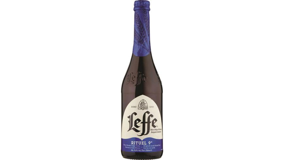 BIRRA RITUEL 9° BIONDA BELGA D'ABBAZIA DOPPIO MALTO BOTTIGLIA