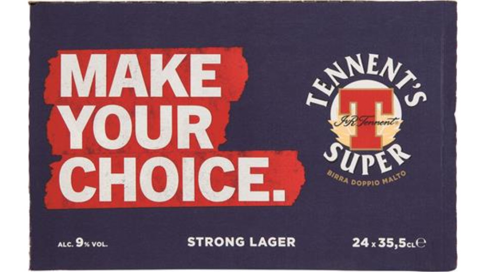 BIRRA TENNENT'S SUPER 1 BOTTIGLIA
