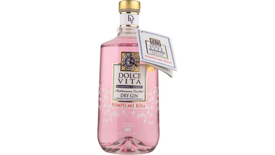 GIN GIARDINI DOLCEVITA CAPRESI POMPELMO ROSA
