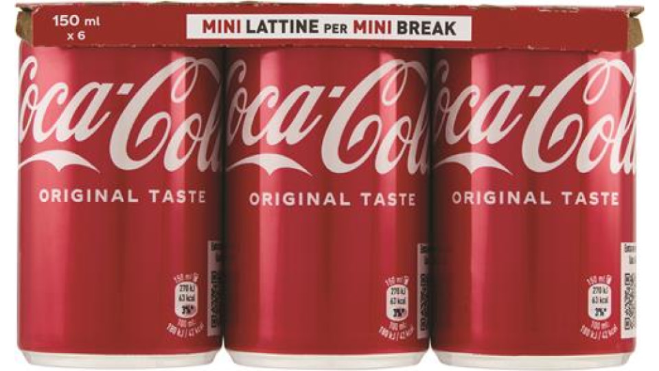 COCA COLA REGULAR MINILATTINE 15CLX6