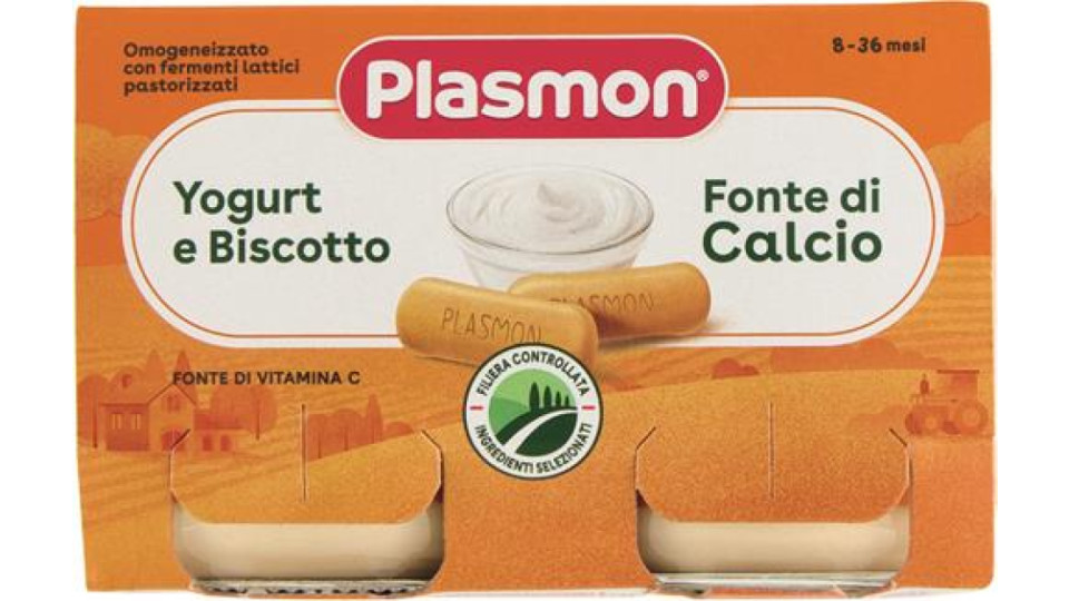 PLASMON DESSERT YOGURT MELA 2 X 120 GR