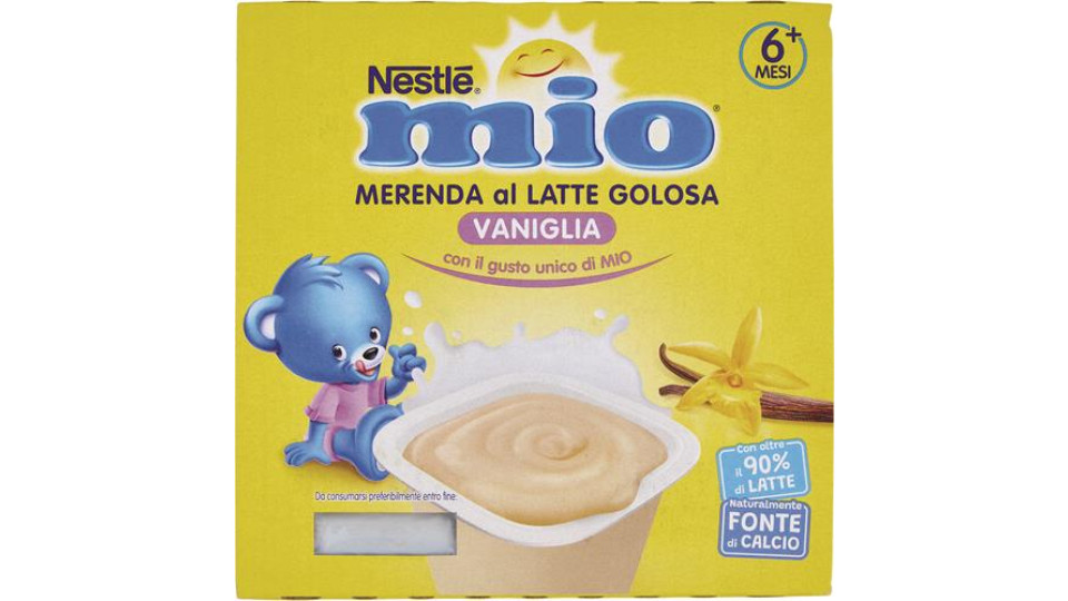 MERENDA AL LATTE VANIGLIA 4 VASETTI