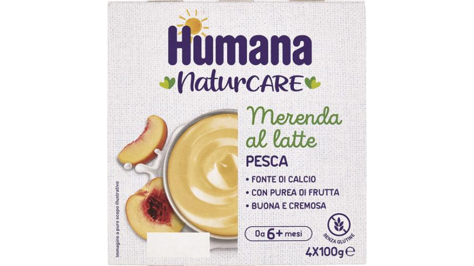 MERENDA LATTE PESCA G400X4
