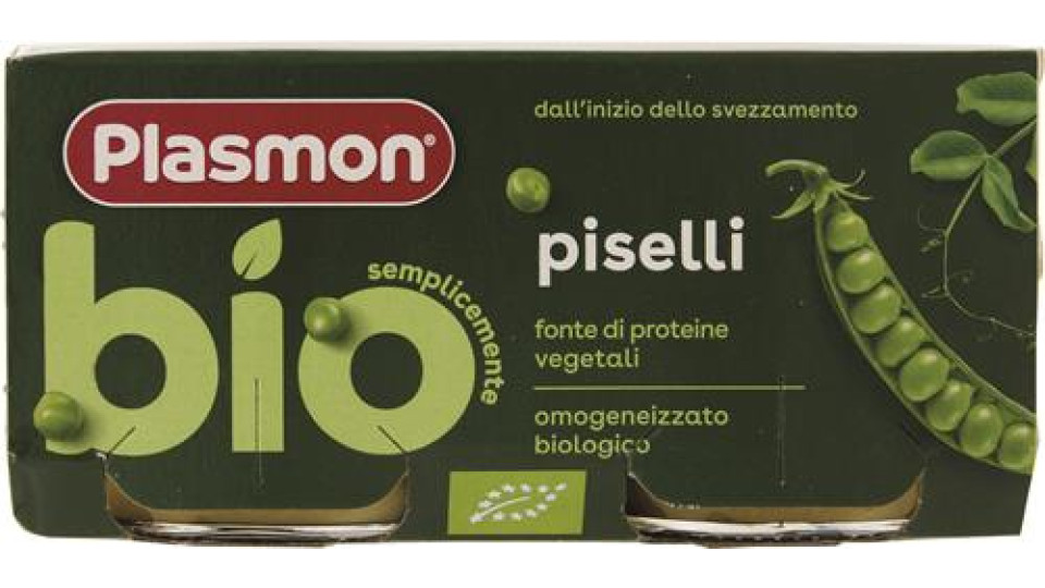 OMOGENIZZATO BIO PISELLI G80X2