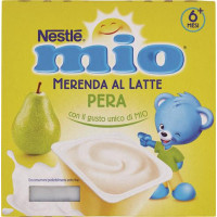 MERENDA AL LATTE PERA 4 VASETTI