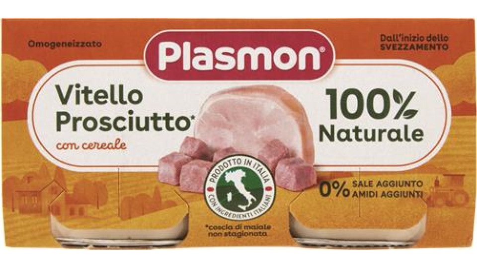 OMOGENEIZZATO VITELLO E PROSCIUTTO COTTO - 2X80 GR