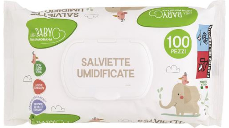SALVIETTE UMIDIFICATE BABY 100 PEZZI