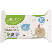 SALVIETTE UNIDIFICATE BABY ACQUA 64 PEZZI