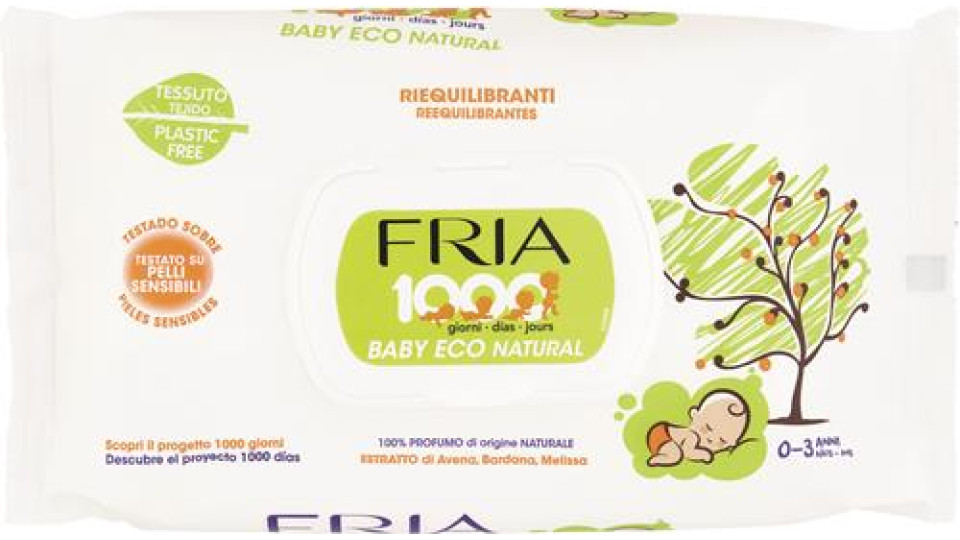 SALVIETTINE BABY ECO COSMOS NATURAL 72PZ