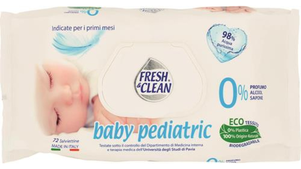 SALVIETTE UMIDIFCATE BABY DELICATE 72PZ
