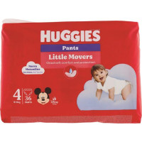 PANNOLINO MUTANDINA LITTLE MOVERS TG.4 - 9/14KG - 36 PEZZI