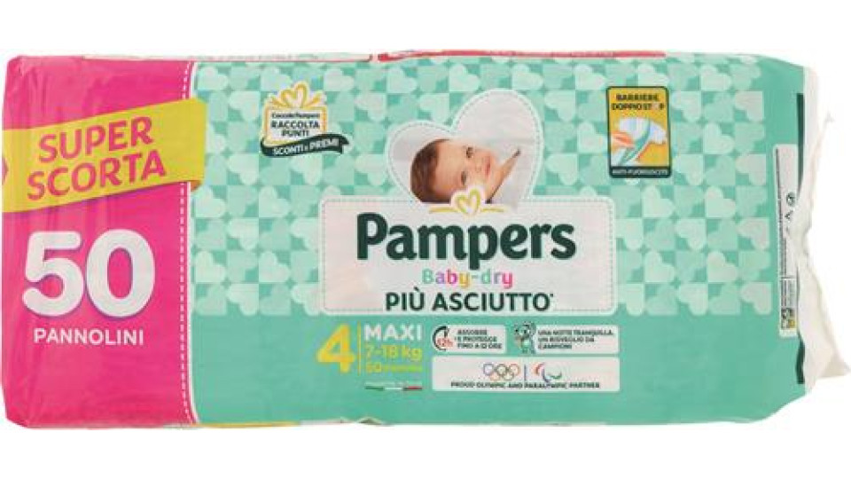 PANNOLONO BABYDRY MAXI BIGPACK 50 PEZZI