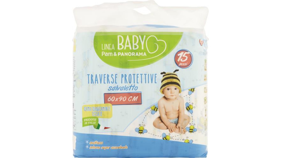 BABY TRAVERSE PROTETTIVE 60X90CM, 15PZ