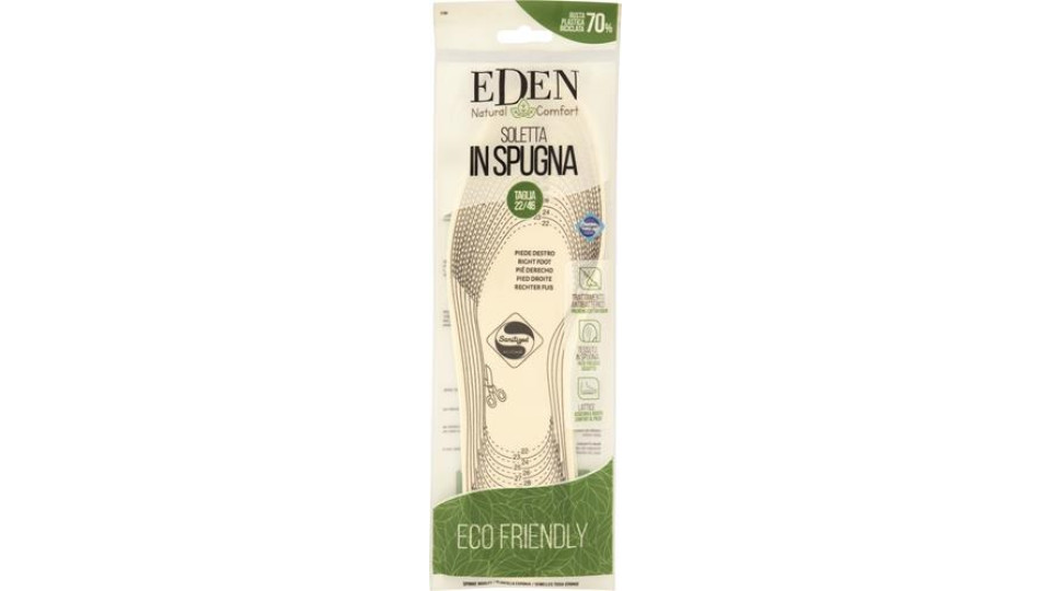 SOLETTA ECO SPUGNA ASS. 22 46