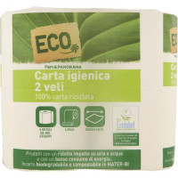 CARTA IGIENICA 2 VELI - 400 STRAPPI - 4 MAXI ROTOLI