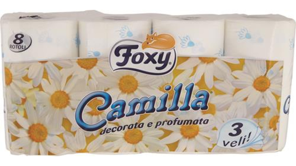 CARTA IGIENICA CAMILLA 8 ROTOLI 3VELI