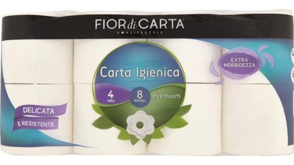 CARTA IGIENICA FIOR DI CARTA 4 VELI 160 STRAPPI