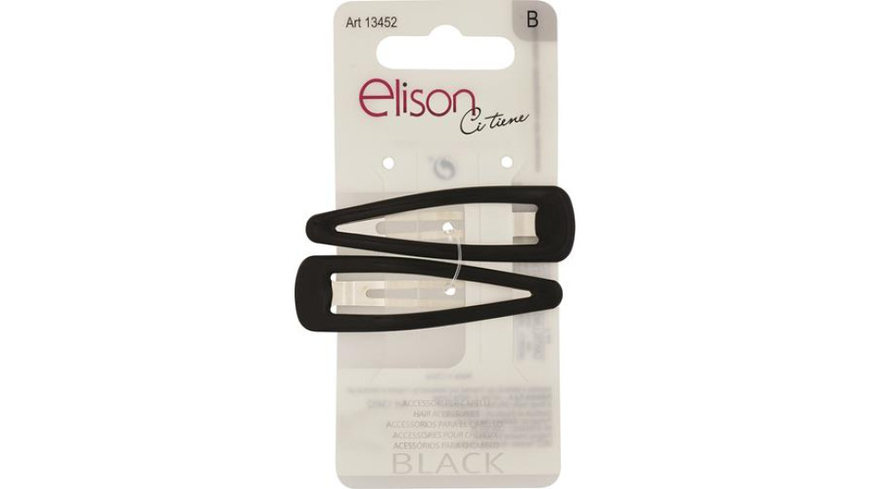 SET 2 CLIC CLAC MEDIUM BLACK