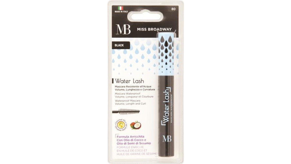 MASCARA RESISTENTE ALL'ACQUA, VOLUME, LUNGHEZZA E CURVATURA