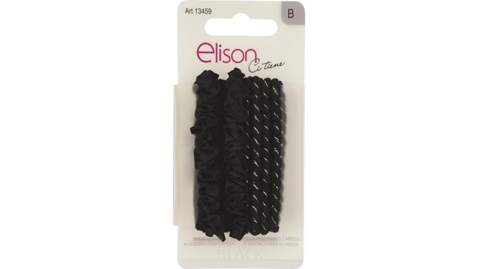 ELASTICI FANTASY BLACK 6 PEZZI